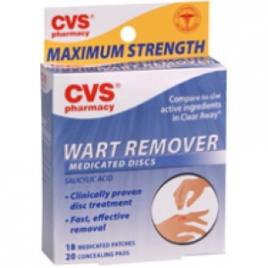 wart cvs remover discs medicated salicylic acid hurt enough bit did does reviewstream
