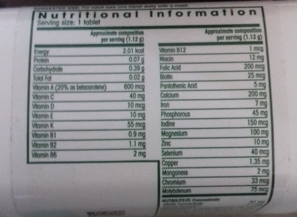 Amway Nutrilite Daily Amway Nutrilite Daily