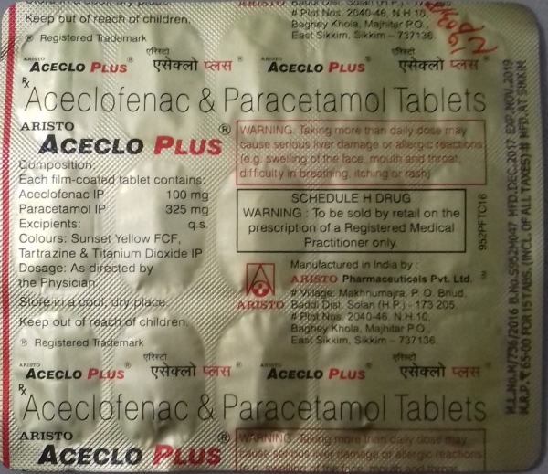 Acecare Plus Tablet Uses In Hindi Aceclo Plus Tablets for Pain and Fever review