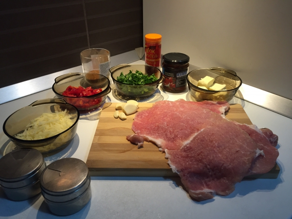 Pork roulade stuffed with peppers and cheese recipe Pork roulade stuffed with peppers and cheese recipe
