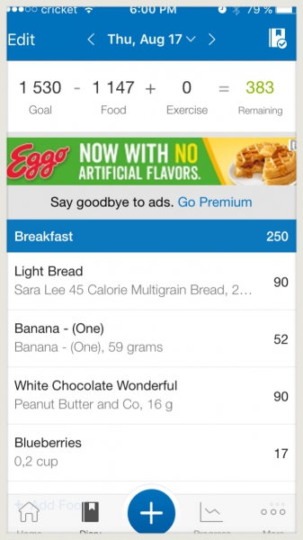 price of myfitnesspal premium