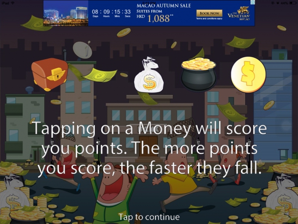 Money- Let It Rain, Game on IOS and Android Devices Money- Let It Rain, Game on IOS and Android Devices