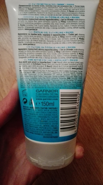 Garnier Pure Active 3 in 1 Wash,Scrub and Mask Garnier Pure Active 3 in 1 Wash,Scrub and Mask