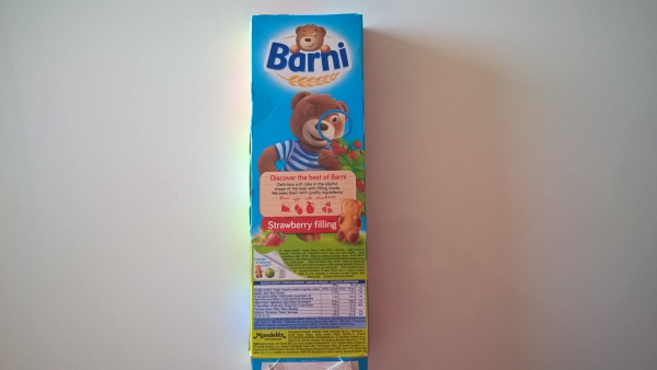 Barni soft cake with strawberry filling, by Mondalez International Barni soft cake with strawberry filling, by Mondalez International