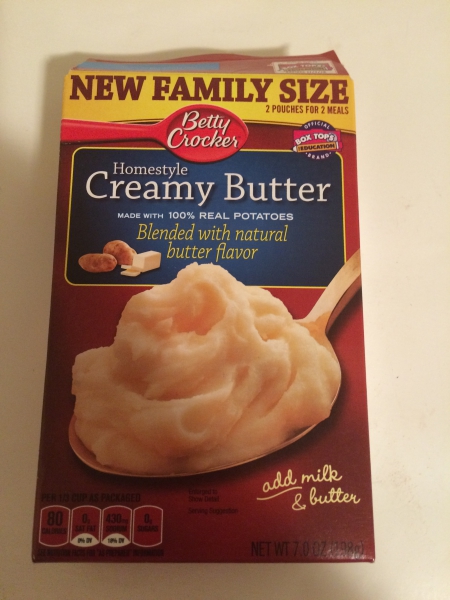 Betty Crocker Creamy Mashed Potatoes Box Mix Betty Crocker Creamy Mashed Potatoes Box Mix