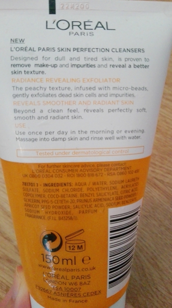 L'Oreal Skin Perfection Radiance Revealing Gentle Face Exfoliater L'Oreal Skin Perfection Radiance Revealing Gentle Face Exfoliater