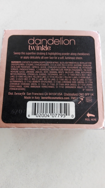 Dandelion Twinkle Highlighting Powder by Benefit Dandelion Twinkle Highlighting Powder by Benefit