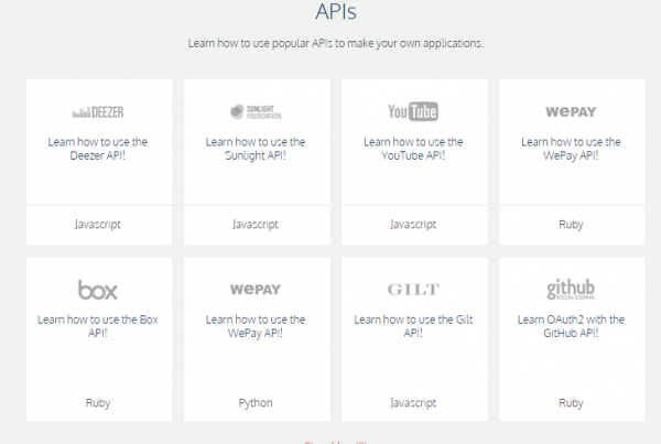 CodeCademy - website for learning web programming review