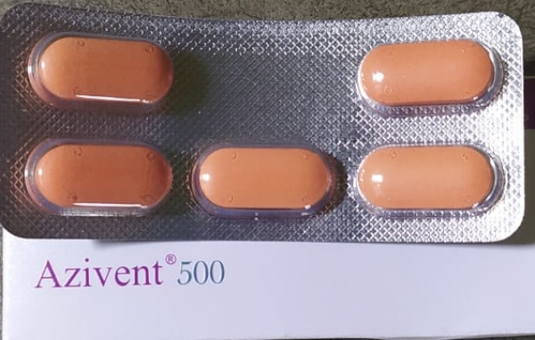 Azivent 500 (Azithromycin Tablets) for Respiratory Tract Infection Azivent 500 (Azithromycin Tablets) for Respiratory Tract Infection