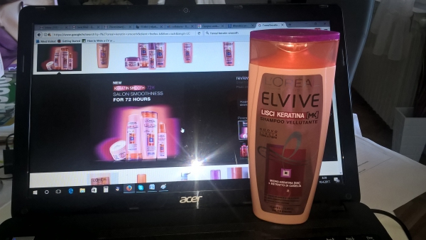 L'oreal Elvive Keratin straight, shampoo L'oreal Elvive Keratin straight, shampoo