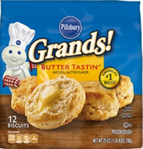 Pillsbury Grands! Butter Tastin’ Frozen Biscuits review