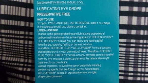Allergan Cellufresh Formula Lubricating Eye Drops Allergan Cellufresh Formula Lubricating Eye Drops