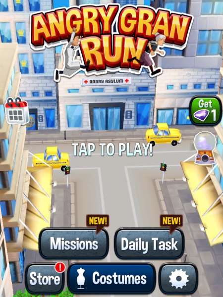 Angry Gran Run, Game on IOS and Android Devices Angry Gran Run, Game on IOS and Android Devices