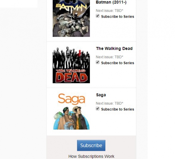 Comixology.com website Comixology.com website