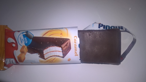 Kinder Pingui Caramel soft cake, by Ferrero Kinder Pingui Caramel soft cake, by Ferrero