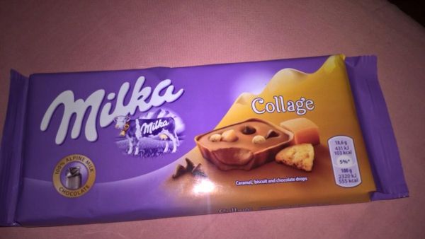 Milka Collage Caramel, chocolate bar Milka Collage Caramel, chocolate bar