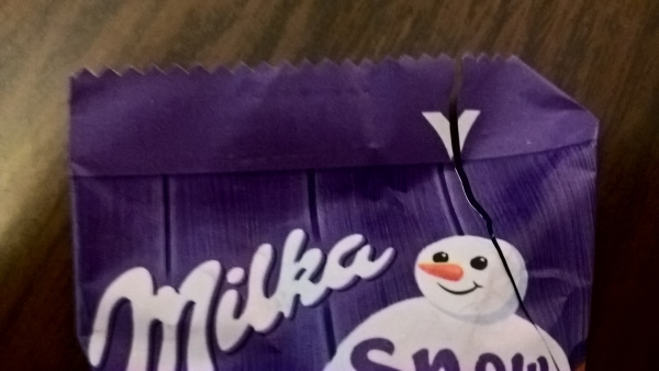 Milka Snow Man Mouse Milk Milka Snow Man Mouse Milk