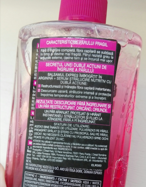 L'oreal Elseve Arginine Resist X3 Double Elixir Hair Conditioner L'oreal Elseve Arginine Resist X3 Double Elixir Hair Conditioner