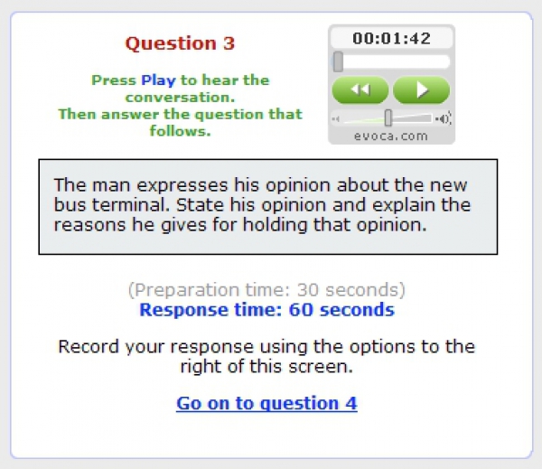 The TOEFL IBT based test) personal experience and advice review
