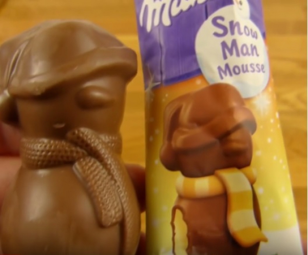 Milka Snow Man Mouse Milk Milka Snow Man Mouse Milk