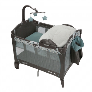 Graco Silhouette Pack 'N Play - Cherry 