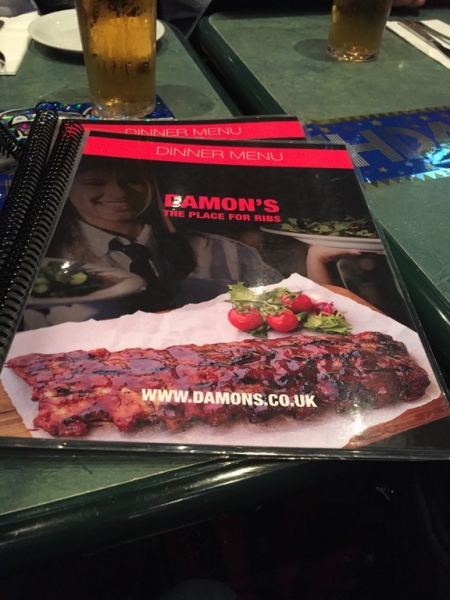 Damon's Restaurant, Sheffield, England Damon's Restaurant, Sheffield, England