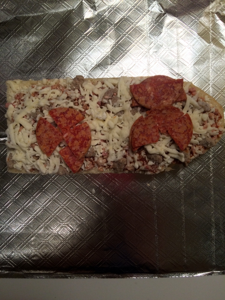 Mama Cozzi Three Meat French Bread Pizza Mama Cozzi Three Meat French Bread Pizza
