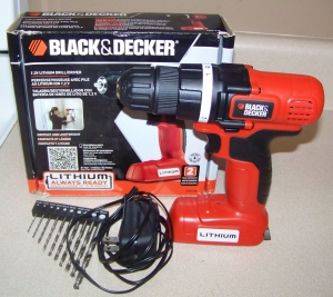 BLACK & DECKER LDX172 7.2 Volt Drill Keyless Chuck Cordless No Charger Tool  Only